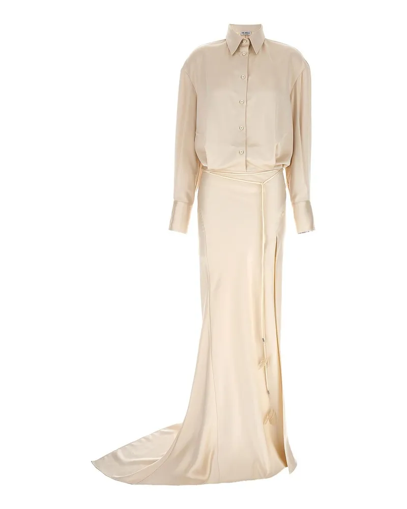 ATTICO Abendkleid - Weiß Weiß