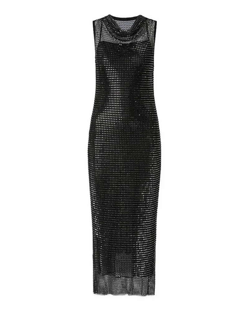 Pinko Knielanges Kleid - Schwarz Schwarz