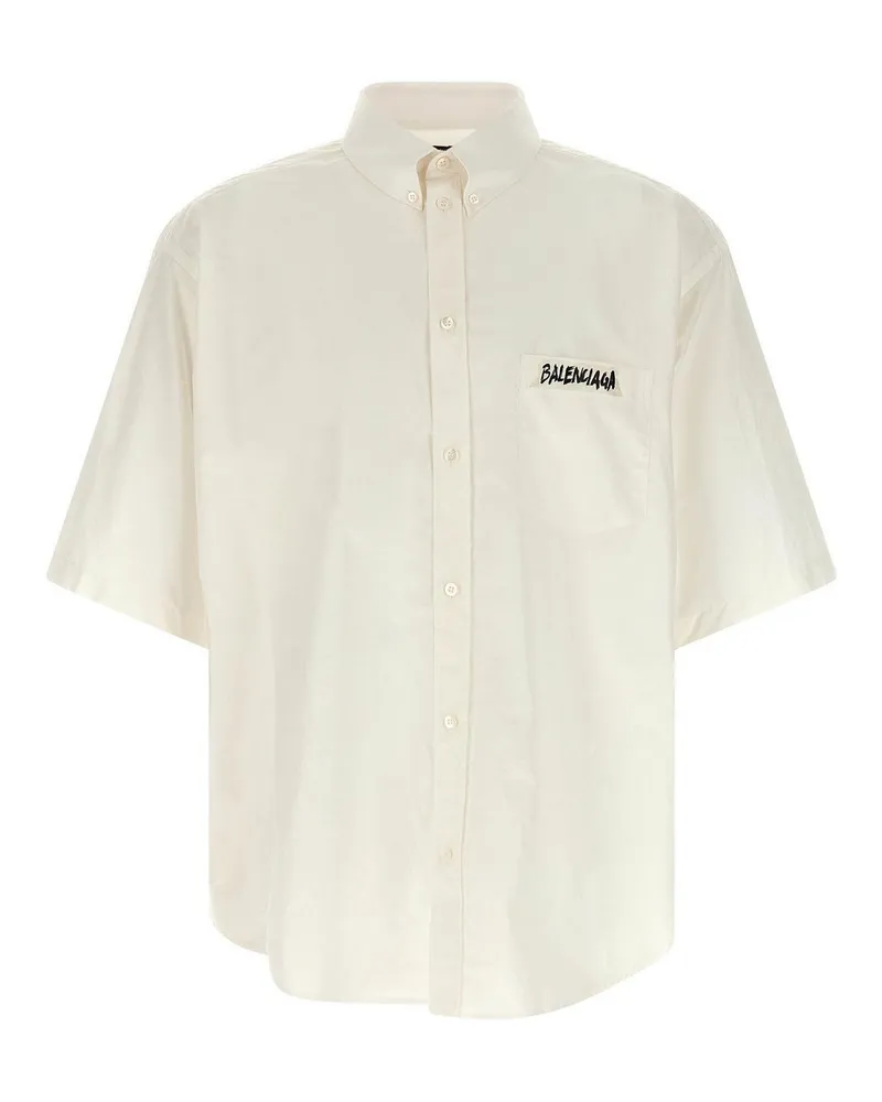 Balenciaga Hemd - Weiß Weiß