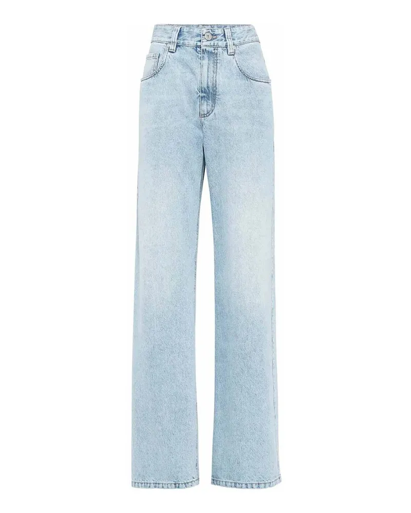 Brunello Cucinelli Straight Leg Jeans - Blau Blau