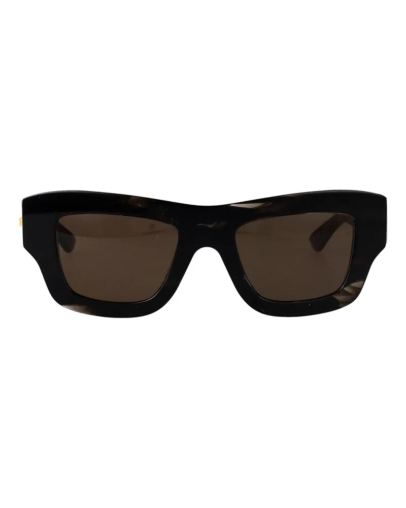 Bottega Veneta Sonnenbrille - Schwarz Schwarz