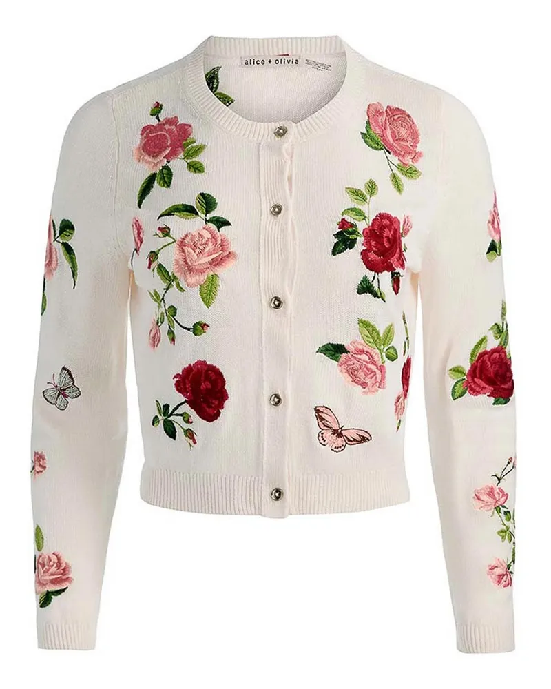 Alice + Olivia Cardigan - Weiß Weiß