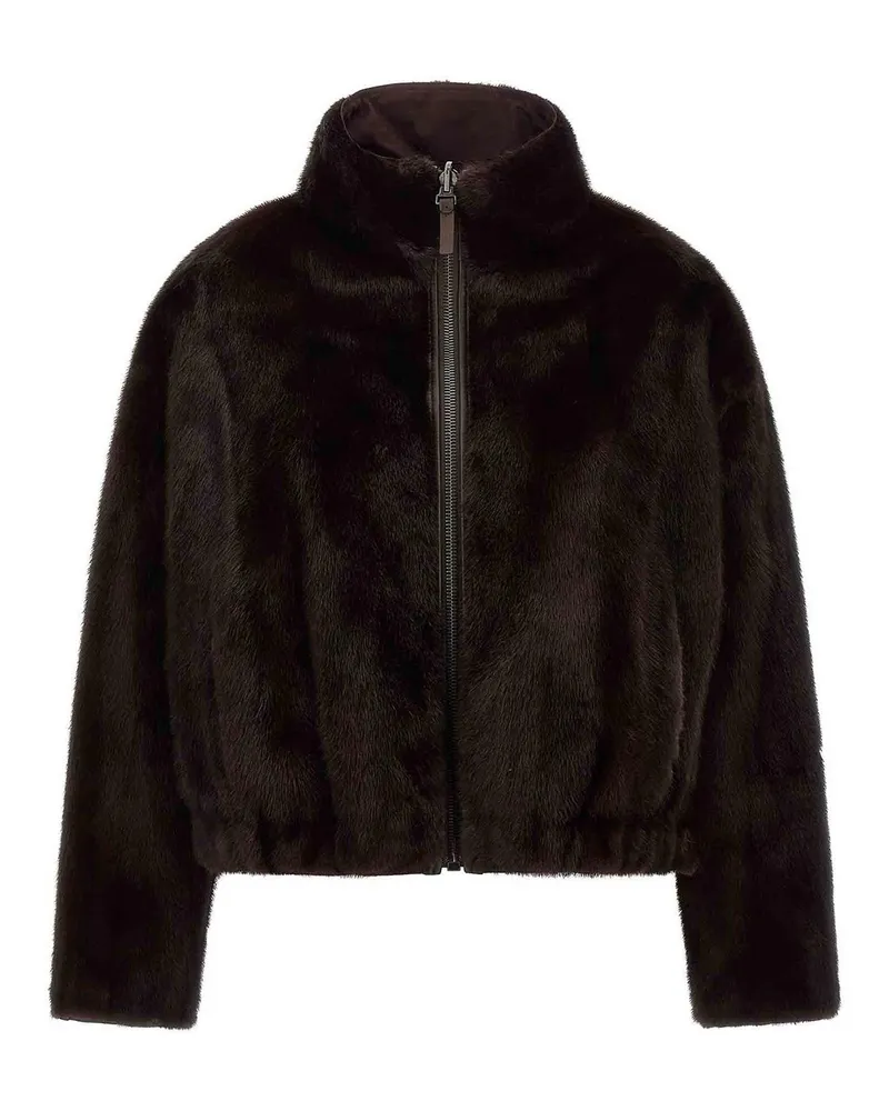 Yves Salomon Casualjacke - Braun Braun