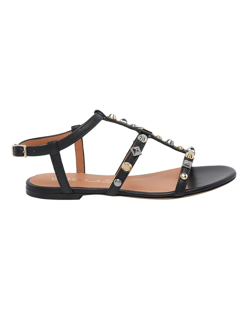 Via Roma 15 Sandalen - Schwarz Schwarz