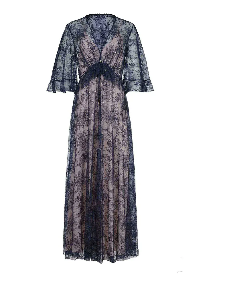 Alberta Ferretti Knielanges Kleid - Blau Blau