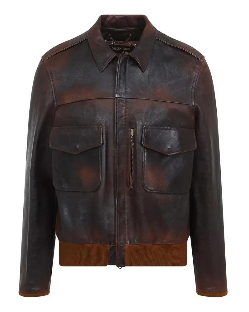 Golden Goose Bomberjacke - Dunkelbraun Dunkelbraun