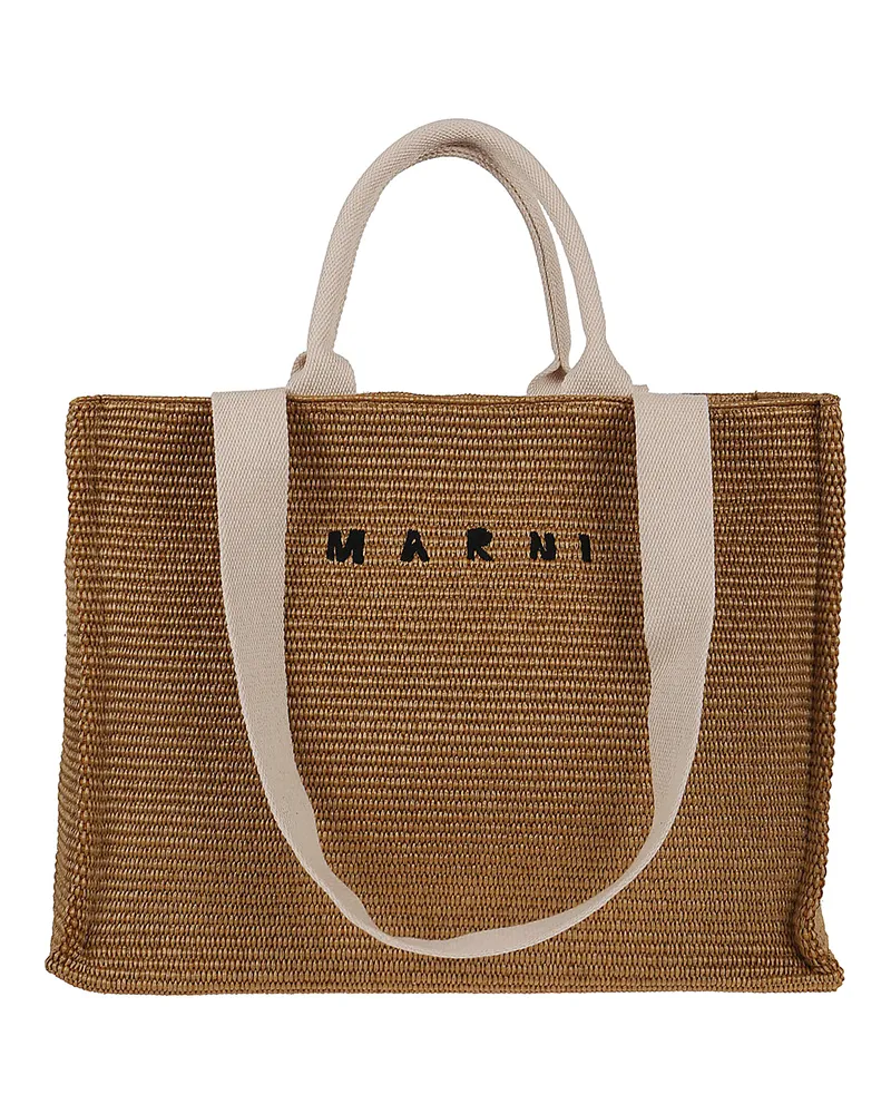 Marni Shopper - Beige Braun