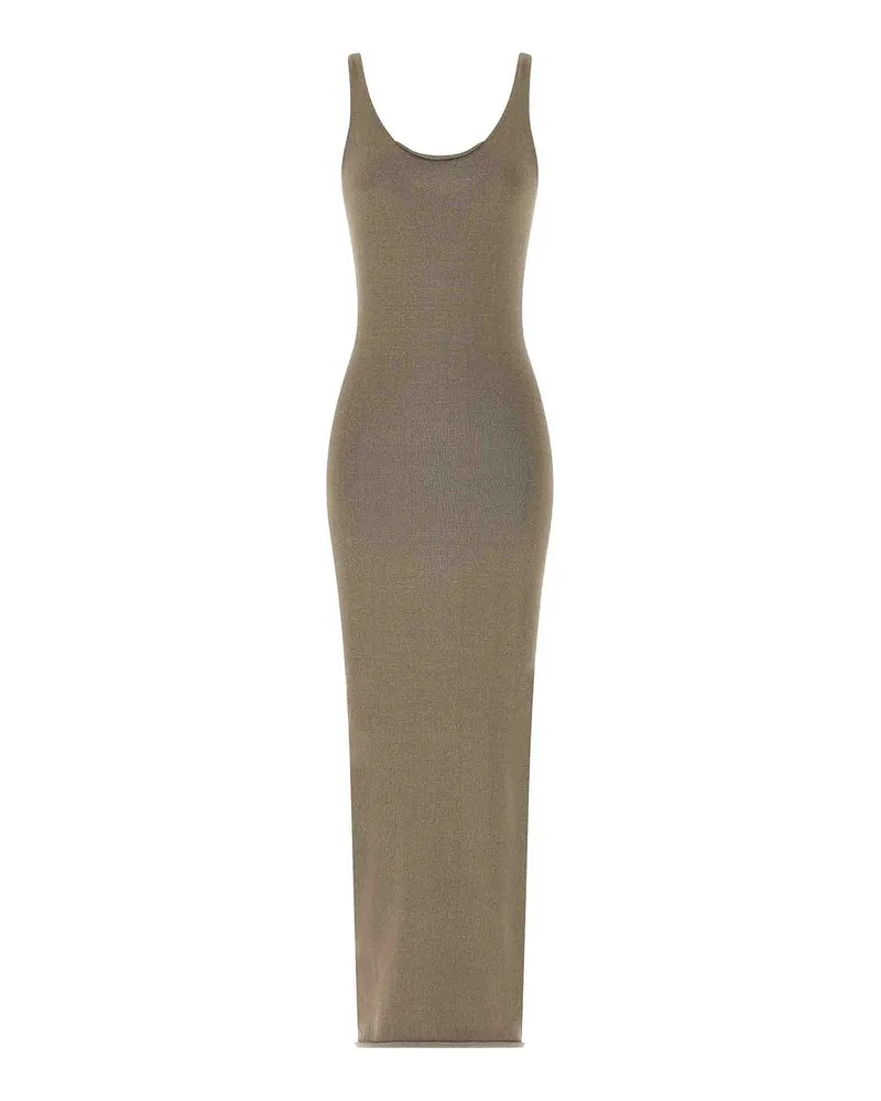 Entire Studios Knielanges Kleid - Beige Beige