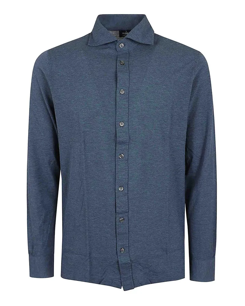 BARBA Hemd - Blau Blau
