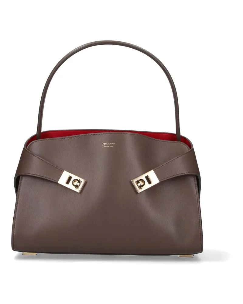 Ferragamo Umhängetasche - Braun Braun
