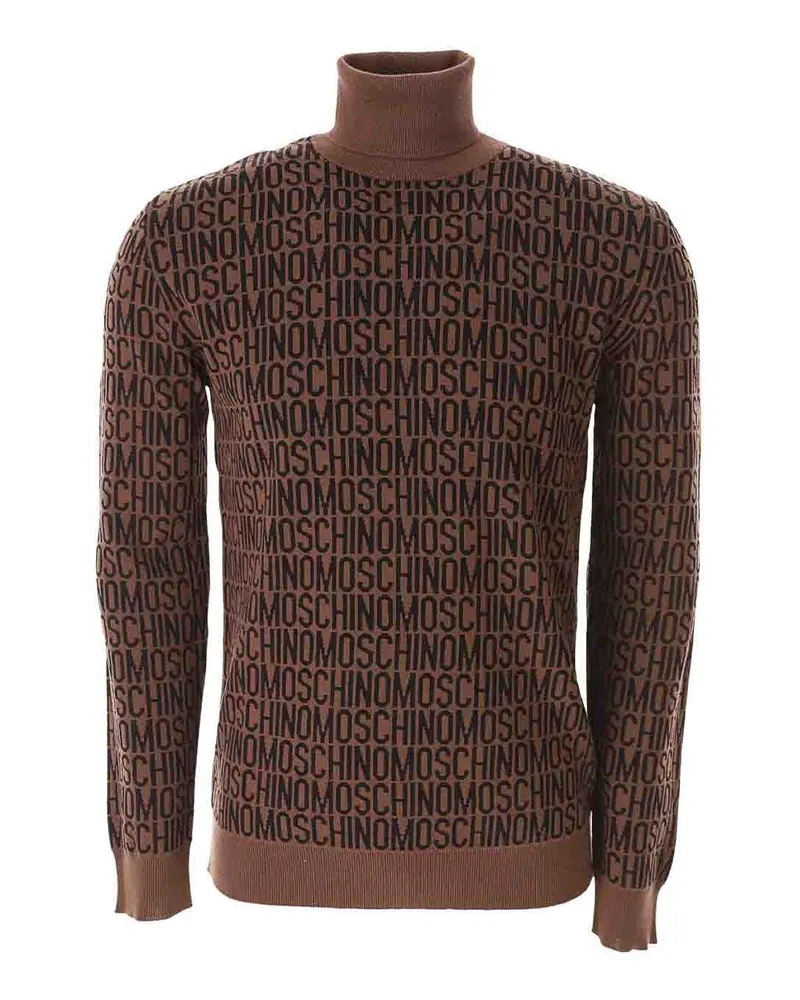 Moschino Rollkragenpullover - Braun Braun