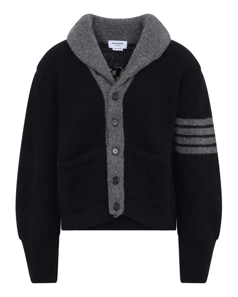Thom Browne Cardigan - Dunkelblau Dunkelblau