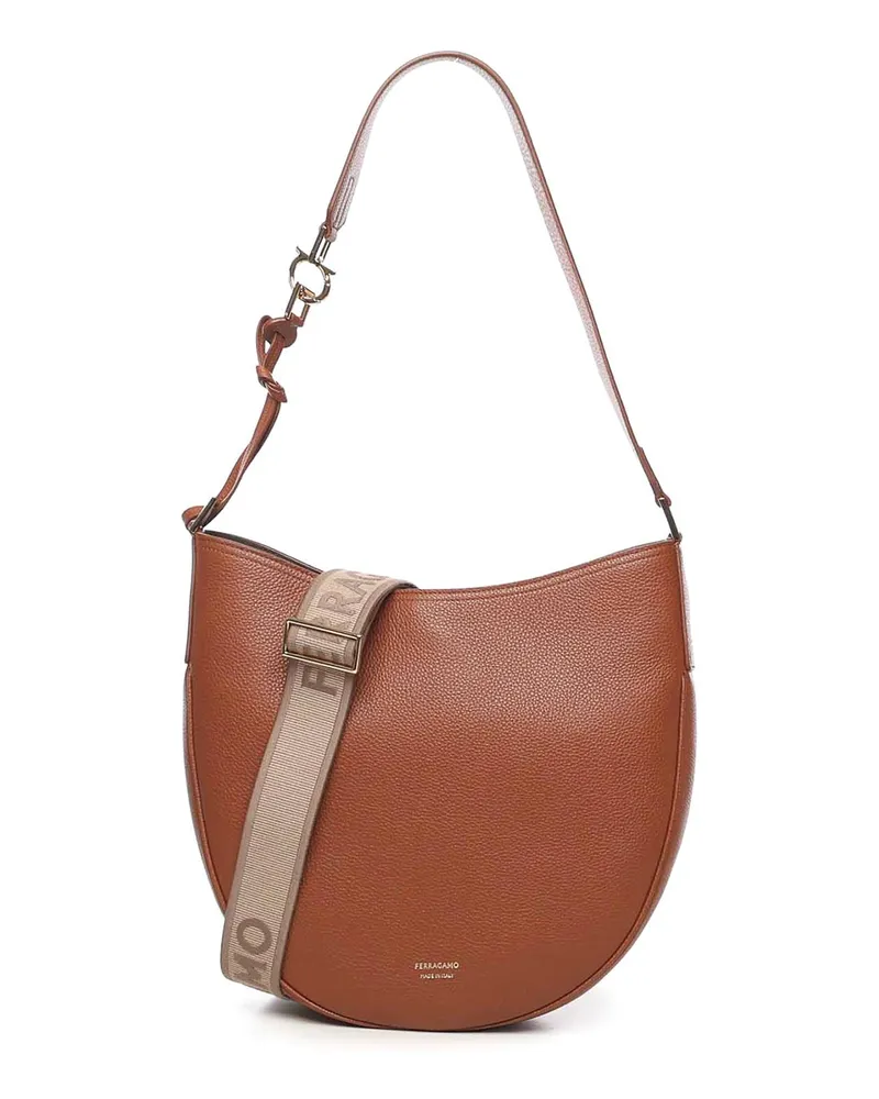 Ferragamo Schultertasche - Beige Beige