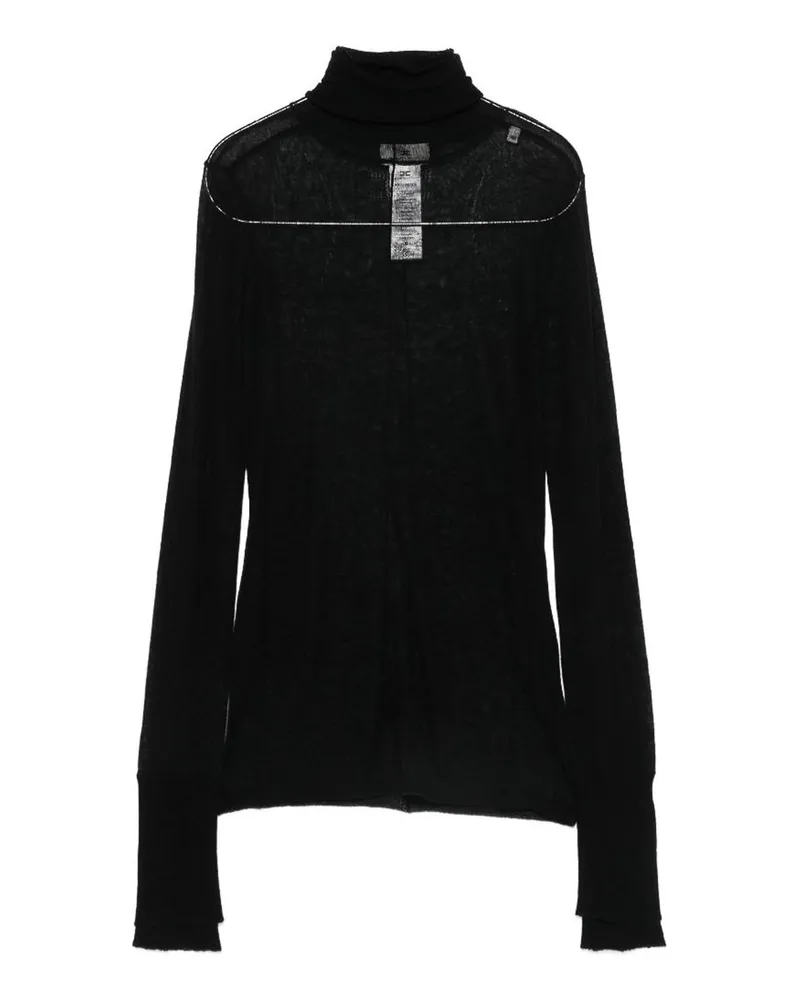 Elisabetta Franchi Rundhalspullover - Schwarz Schwarz