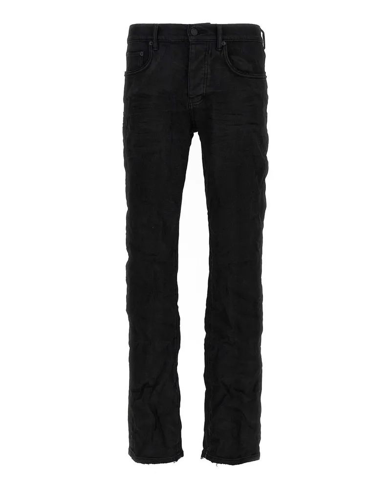 PURPLE BRAND Bootcut Jeans - Schwarz Schwarz