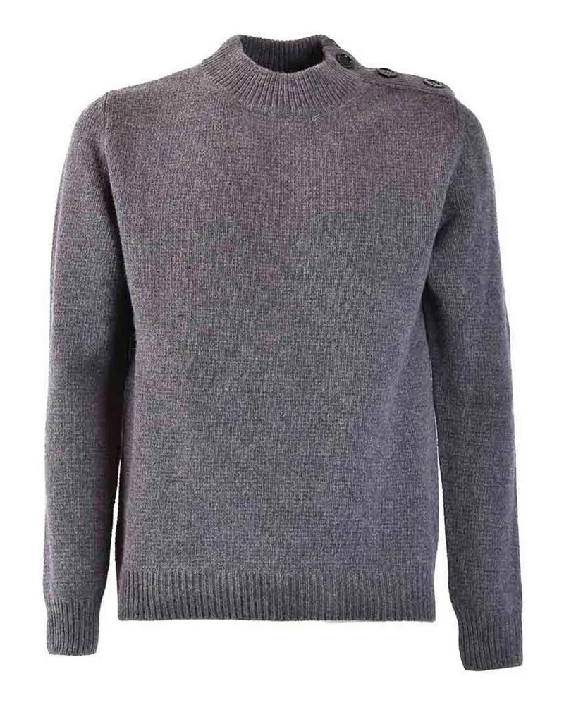 Dondup Rundhalspullover - Grau Grau
