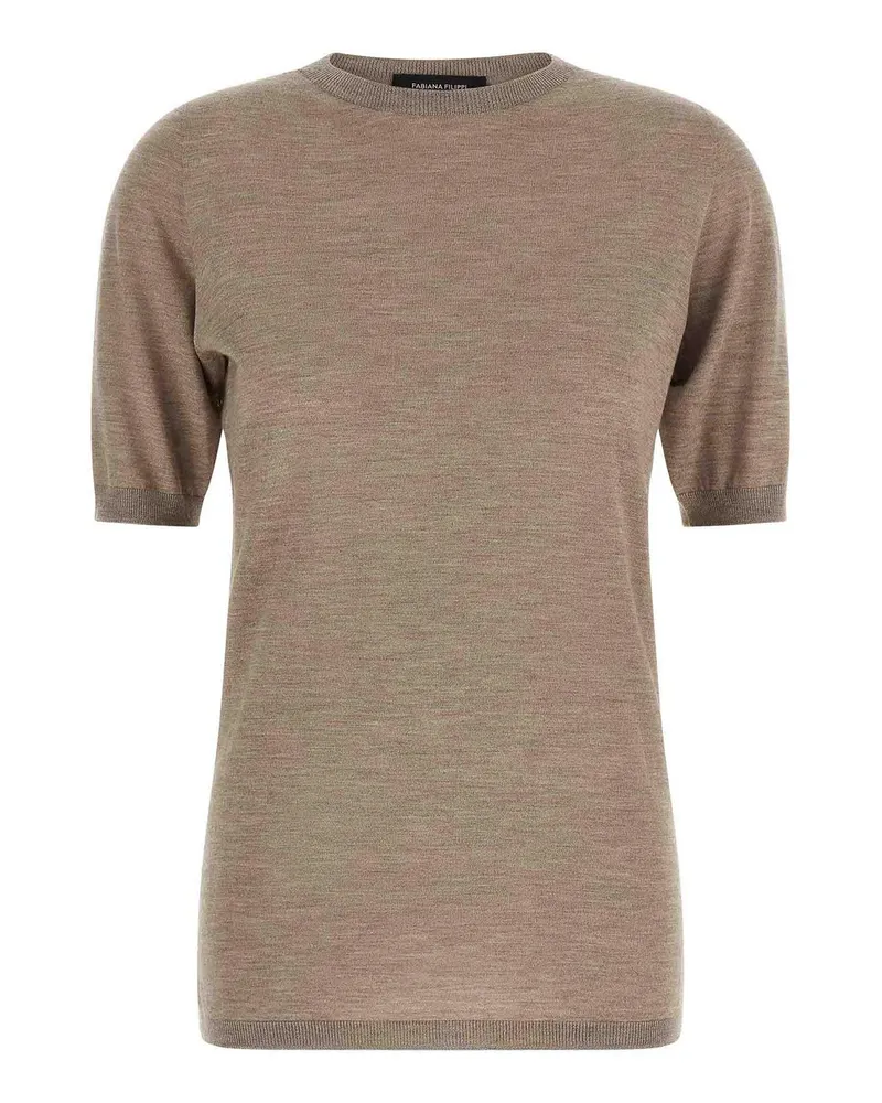Fabiana Filippi Rundhalspullover - Beige Beige