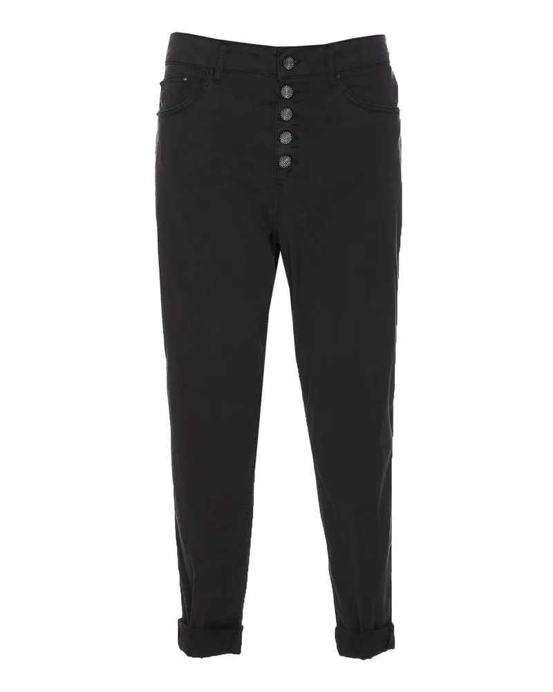 Dondup Straight Leg Jeans - Schwarz Schwarz