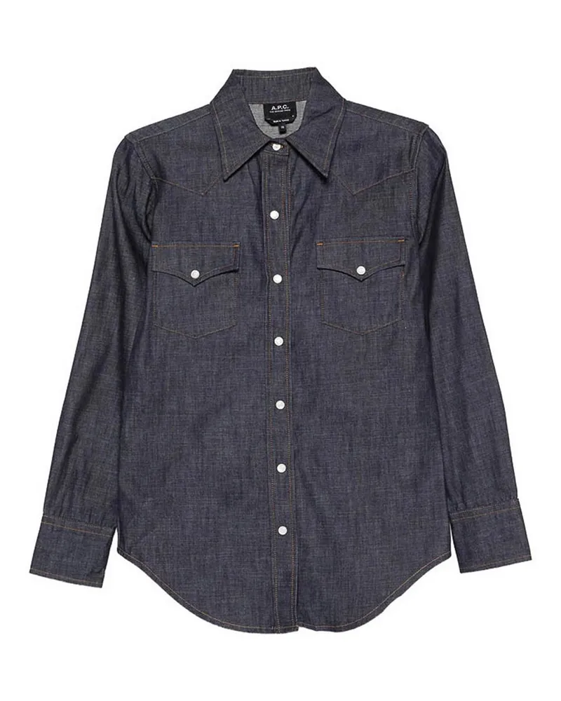 A.P.C. A. P.C. Hemd - Blau Blau