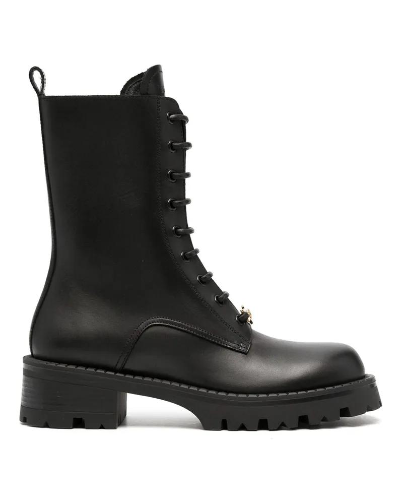 Versace Stiefel - Schwarz Schwarz