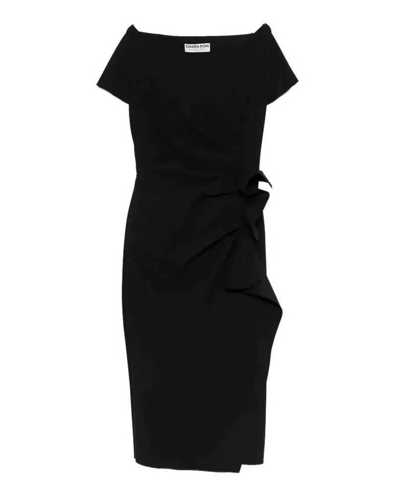 Chiara Boni Knielanges Kleid - Schwarz Schwarz