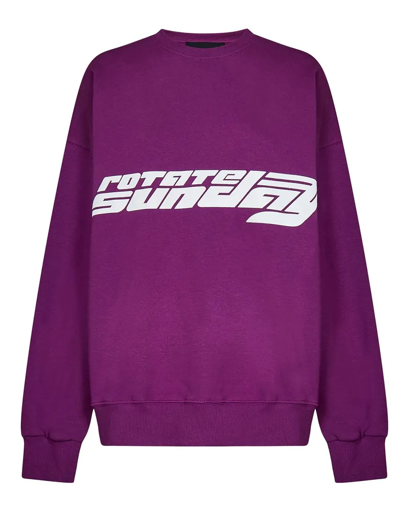 ROTATE Birger Christensen Sweatshirt - Lila Lila