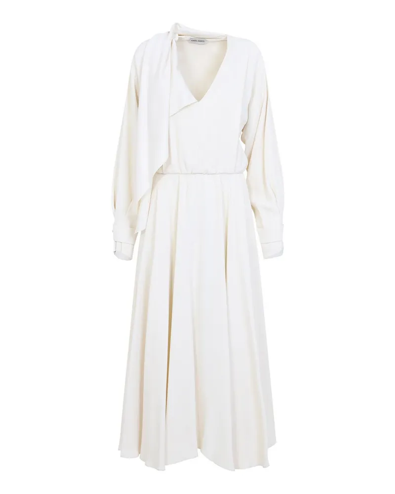 Alberta Ferretti Knielanges Kleid - Creme Creme