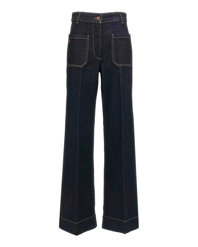 Victoria Beckham Bootcut Jeans - Blau Blau