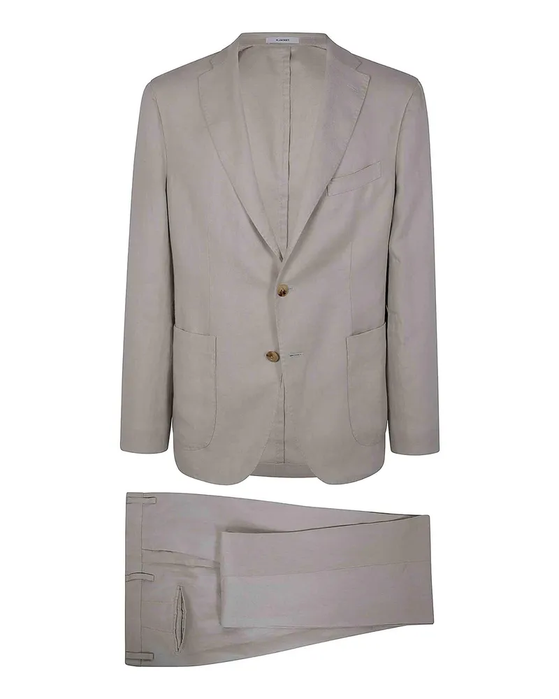 Boglioli Eleganter Anzug - Weiß Weiß