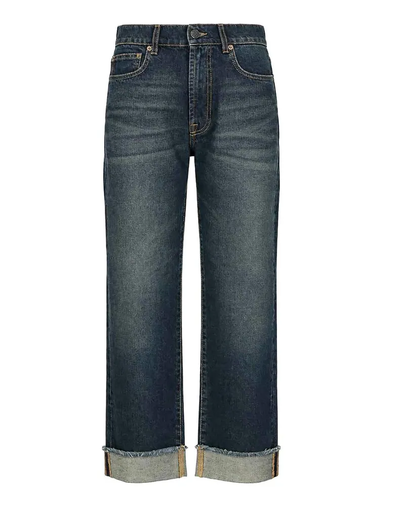 Semicouture Straight Leg Jeans - Taupe Taupe