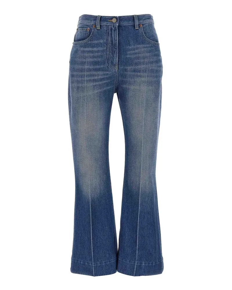 Valentino Garavani Schlagjeans - Hellblau Hellblau