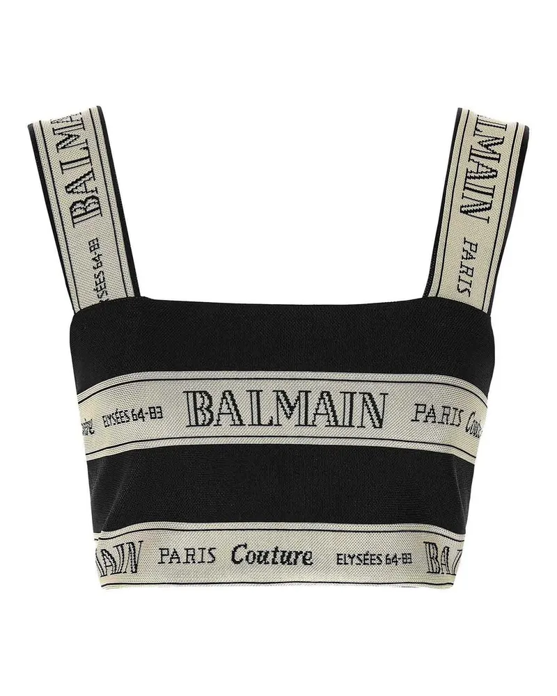 Balmain Top - Schwarz Schwarz