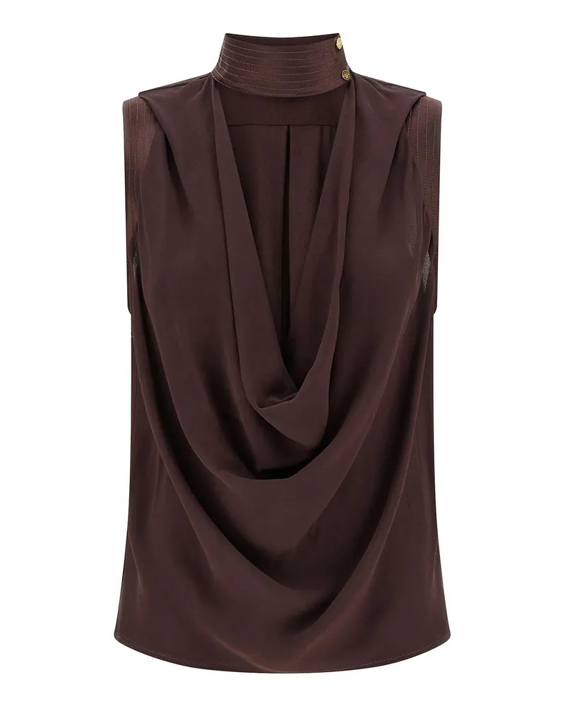 Elisabetta Franchi Top - Braun Braun