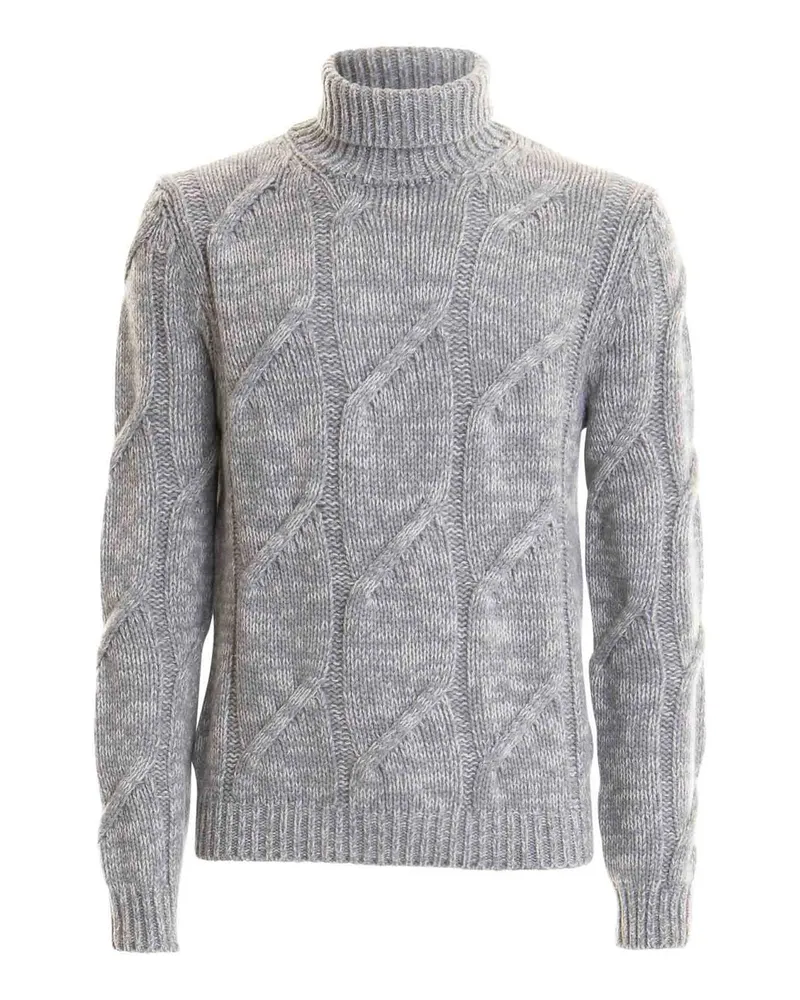 Corneliani Rundhalspullover - Grau Grau