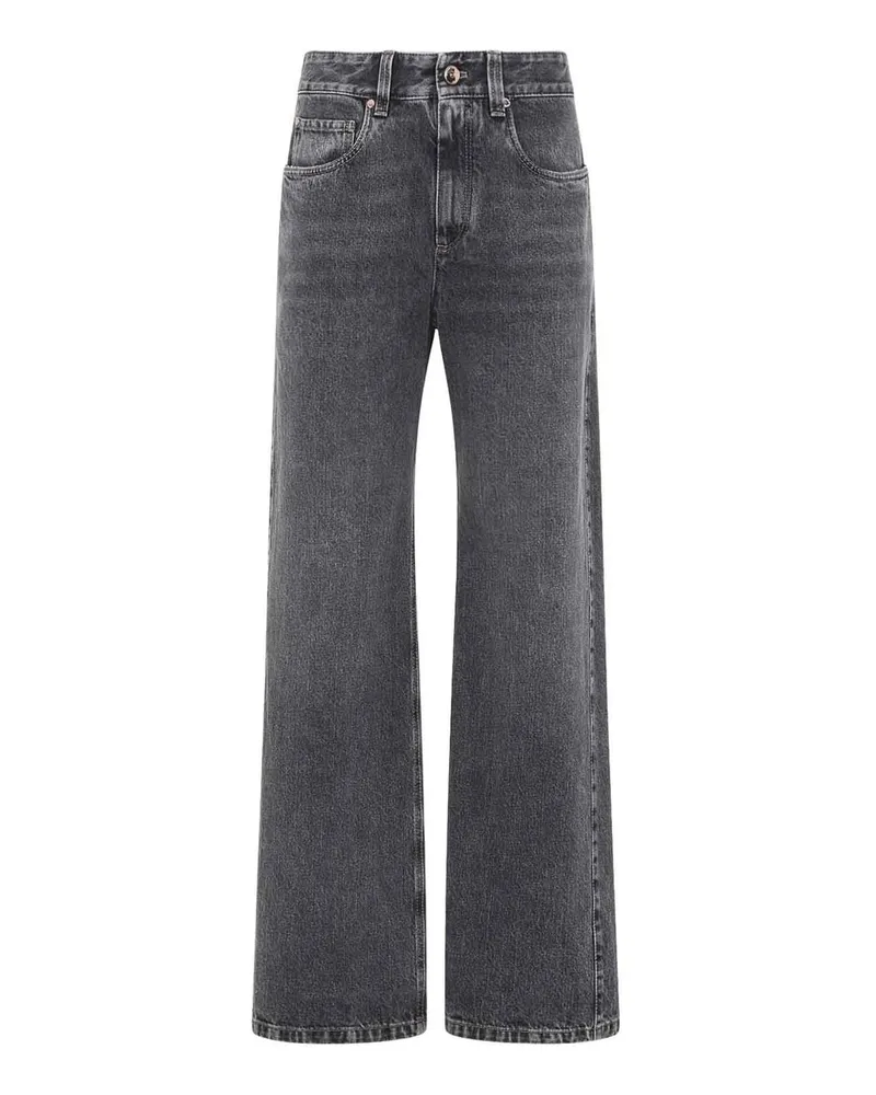 Brunello Cucinelli Straight Leg Jeans - Denim Denim