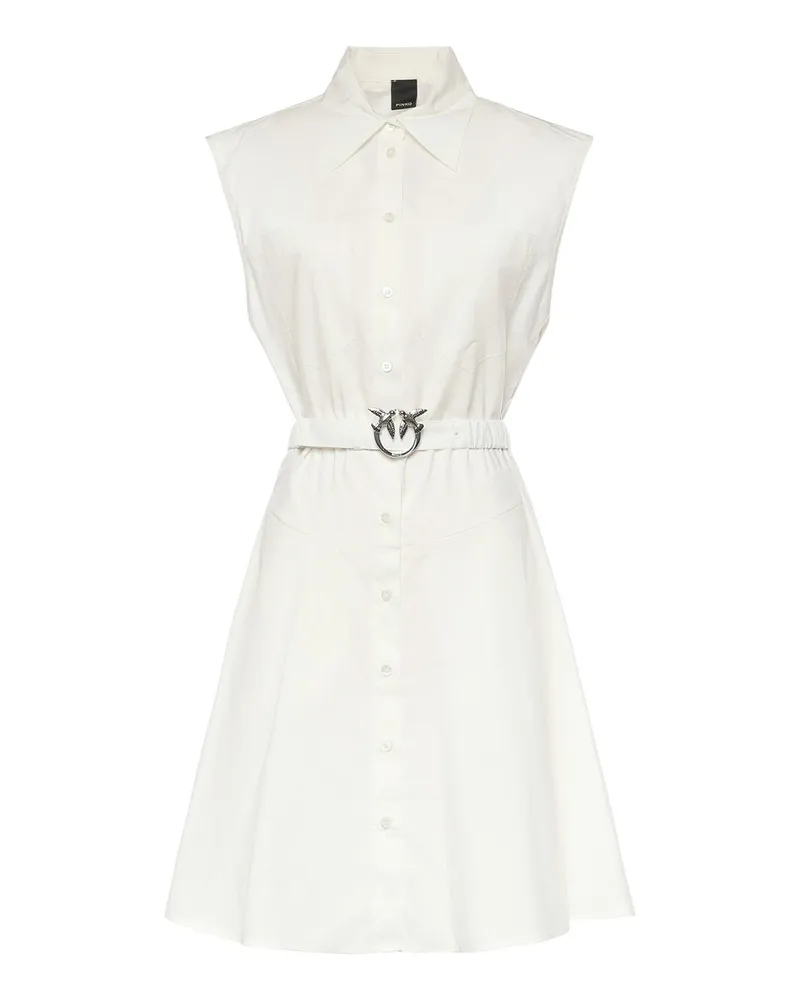 Pinko Knielanges Kleid - Weiß Weiß