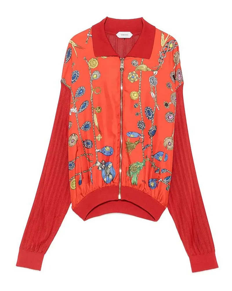 Versace Rollkragenpullover - Rot Rot