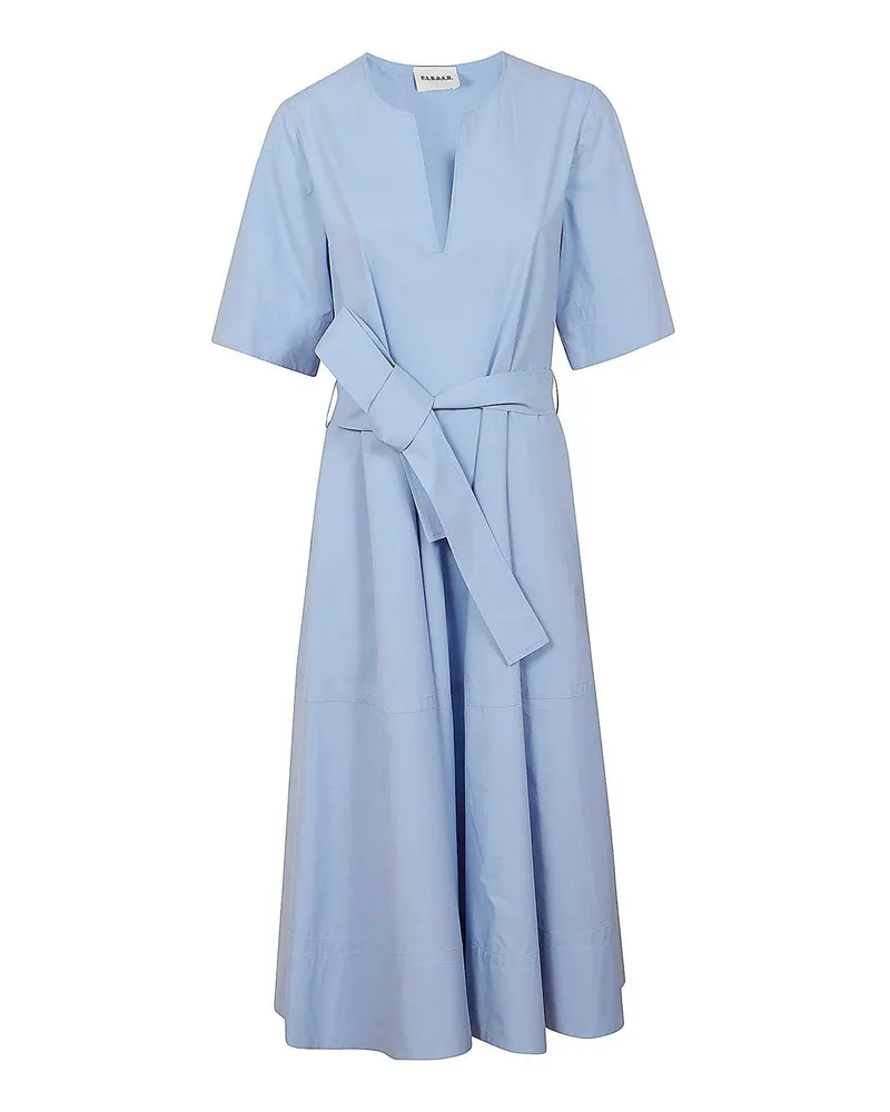 P.A.R.O.S.H. P. A.R. O H. Knielanges Kleid - Hellblau Hellblau
