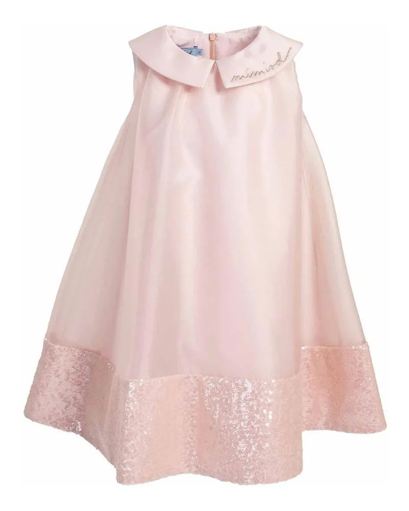 MIMISOL Knielanges Kleid - Nude Nude