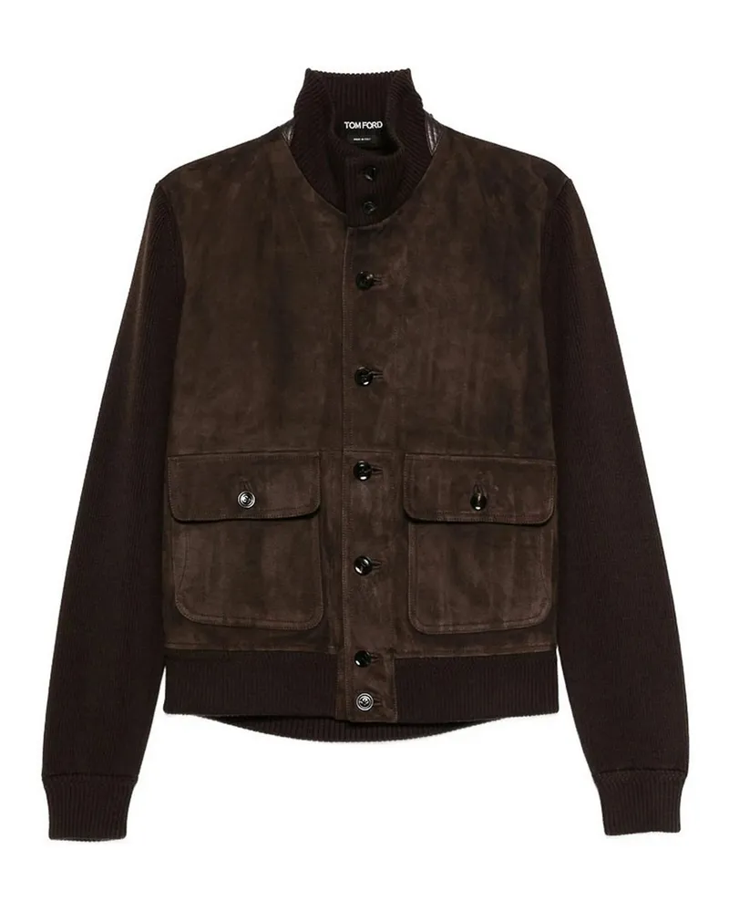 Tom Ford Rundhalspullover - Braun Braun