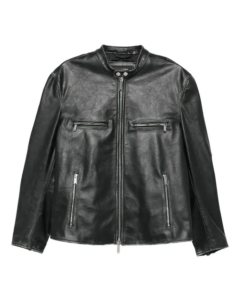 Dsquared2 Lederjacke - Schwarz Schwarz