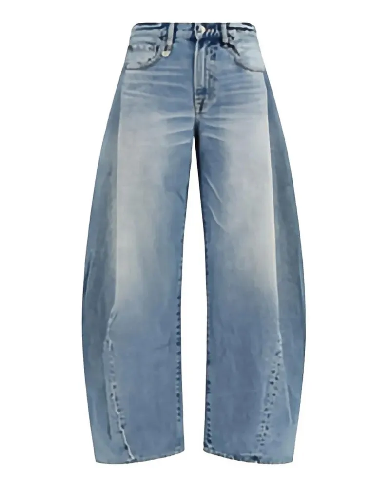 R13 Straight Leg Jeans - Blau Blau