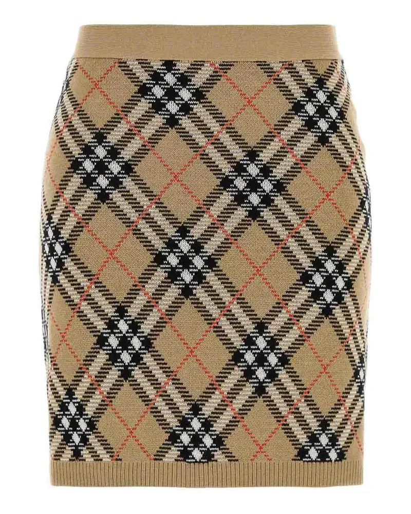 Burberry Midirock - Schwarz Schwarz