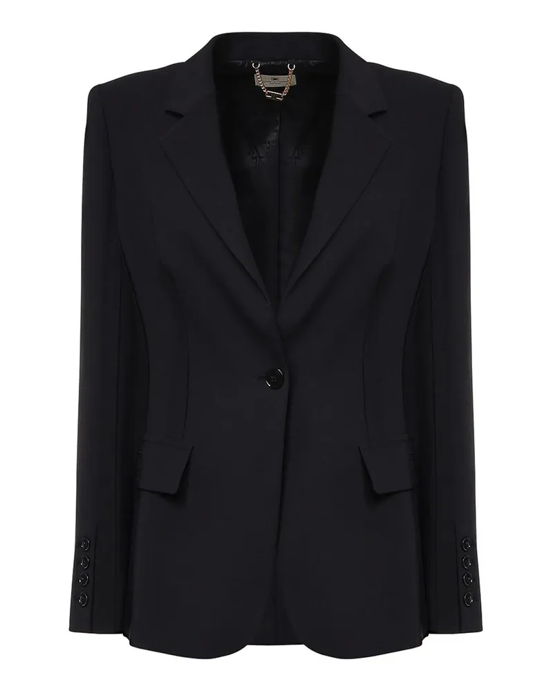 Elisabetta Franchi Blazer - Schwarz Schwarz