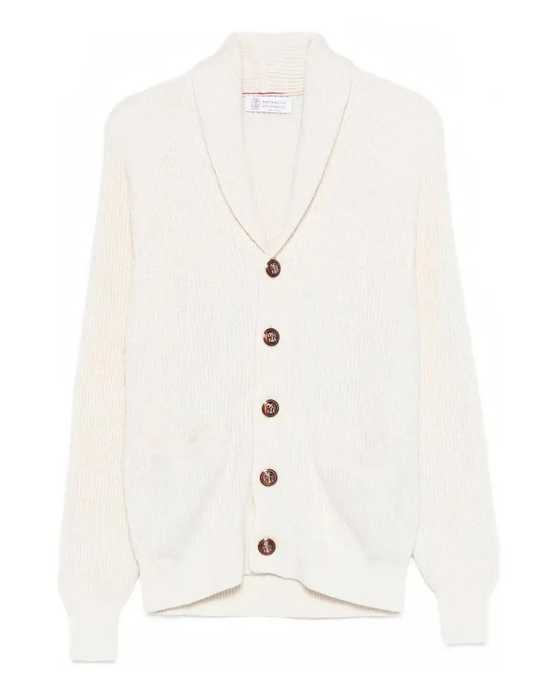 Brunello Cucinelli Cardigan - Weiß Weiß
