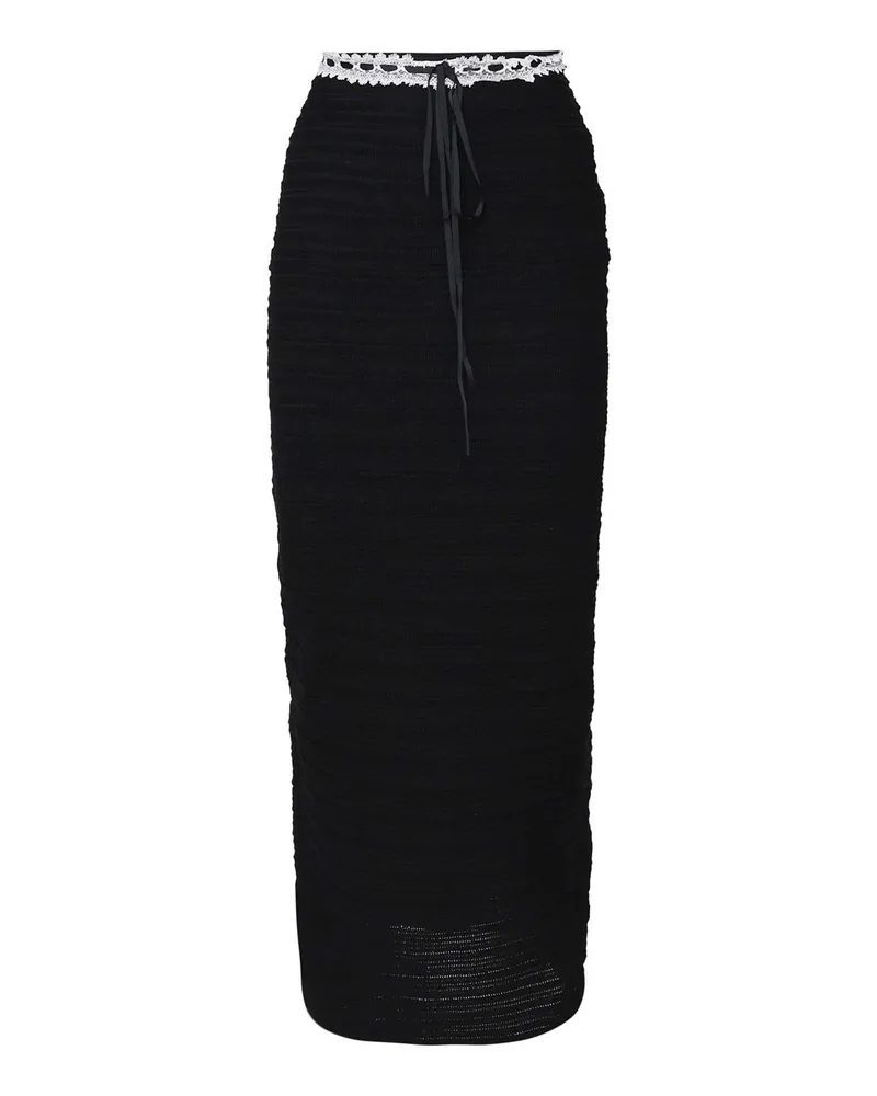 For Love and Lemons Midirock - Schwarz Schwarz