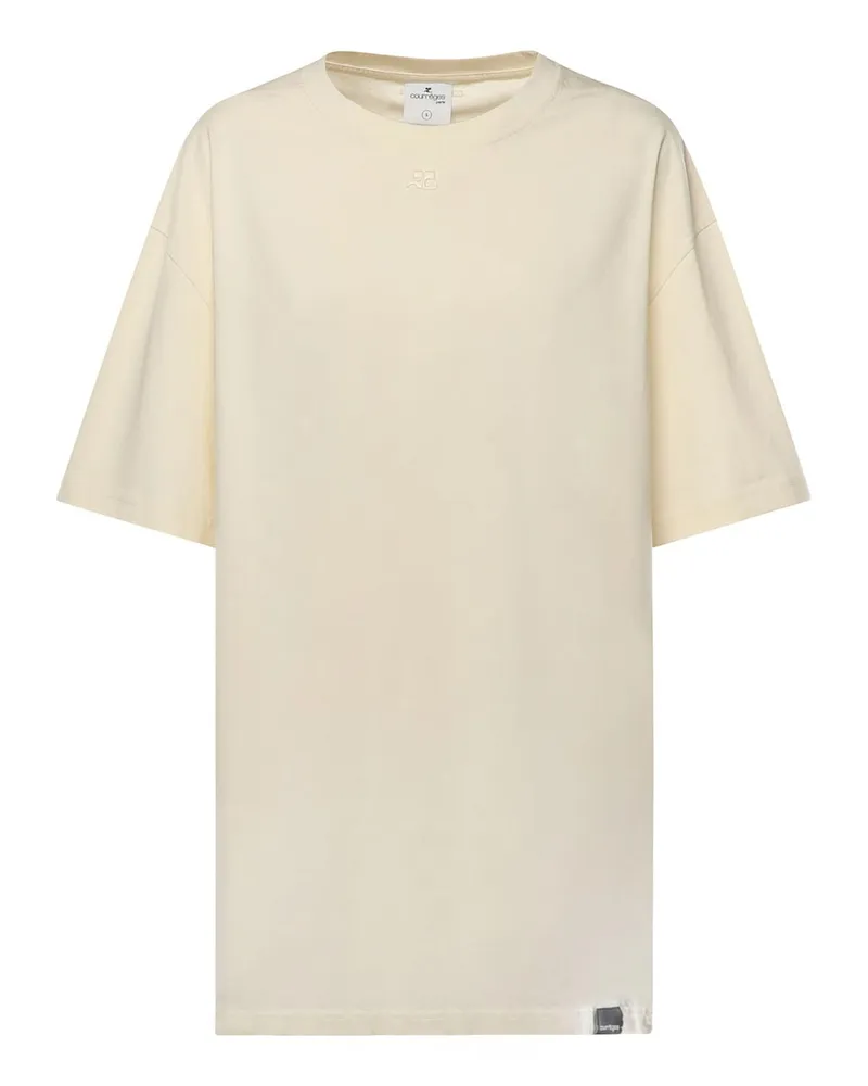 Courrèges T-Shirt - Weiß Weiß
