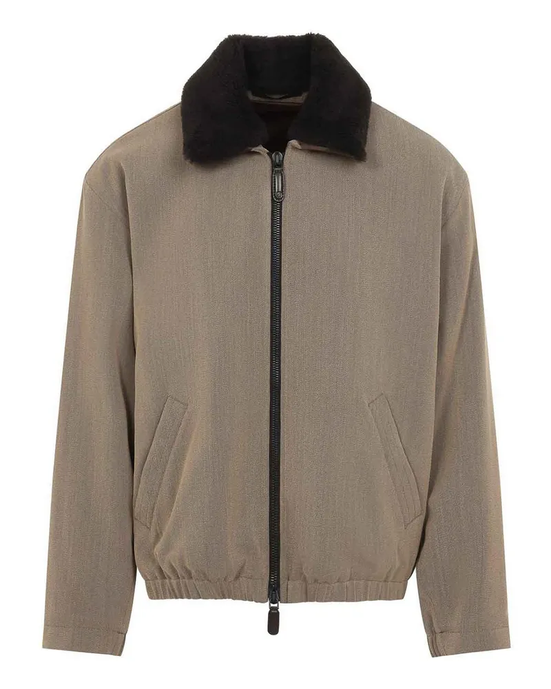 Giorgio Armani Daunenjacke - Taupe Taupe
