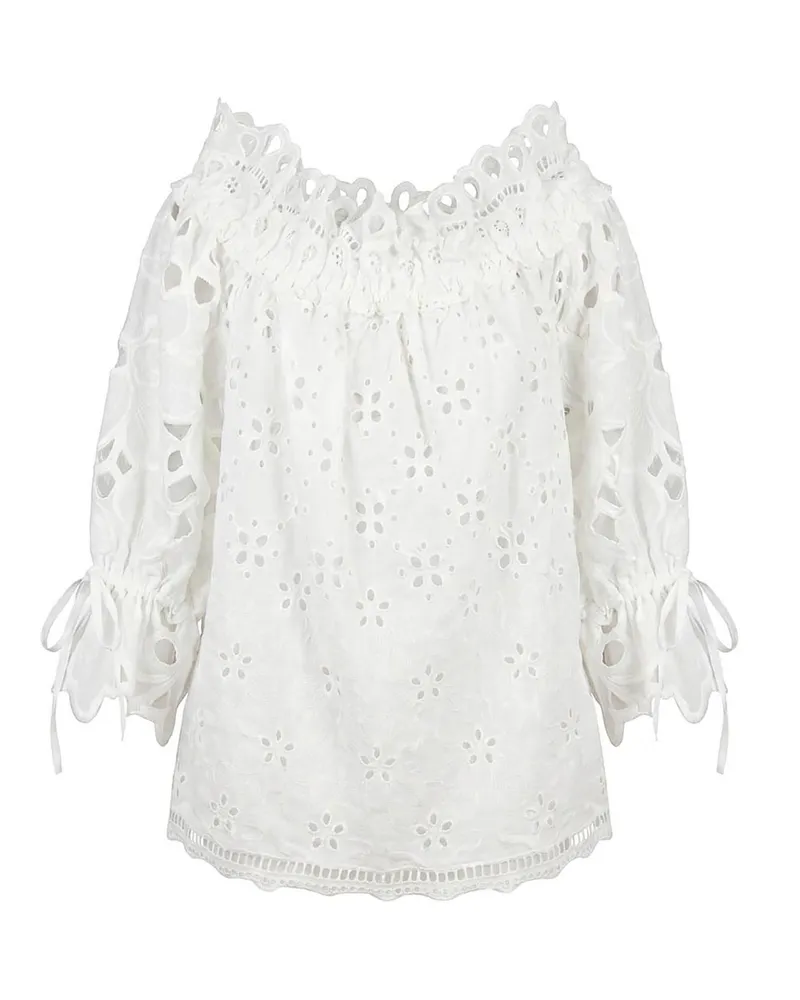 Ermanno Scervino Bluse - Weiß Weiß