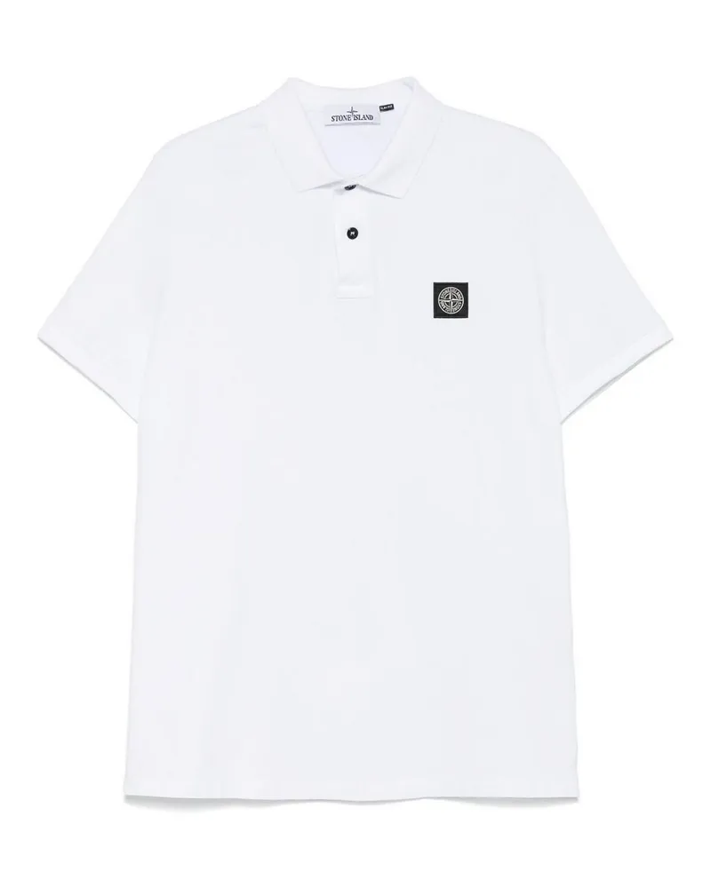 Stone Island Poloshirt - Weiß Weiß